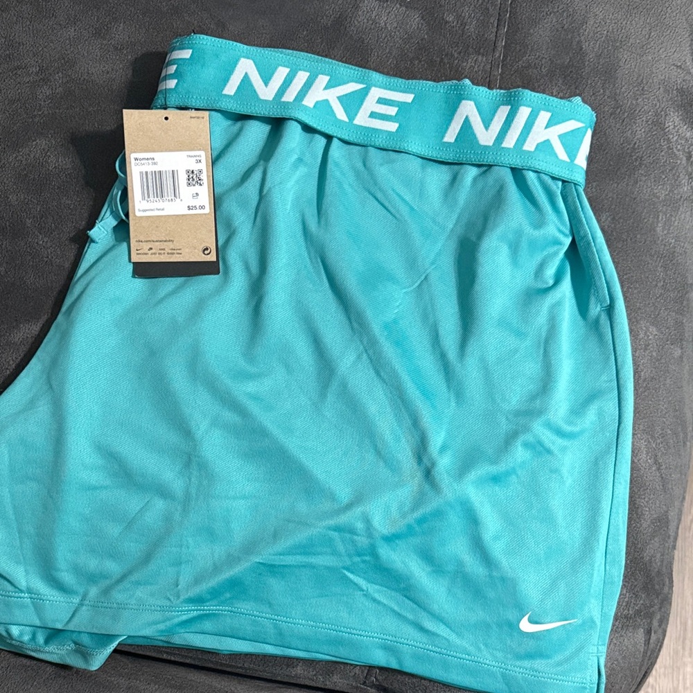 Nike Aqua Blue Sports Shorts